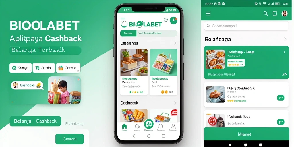 Antarmuka pengguna aplikasi BIOLABET yang intuitif dan menarik.
