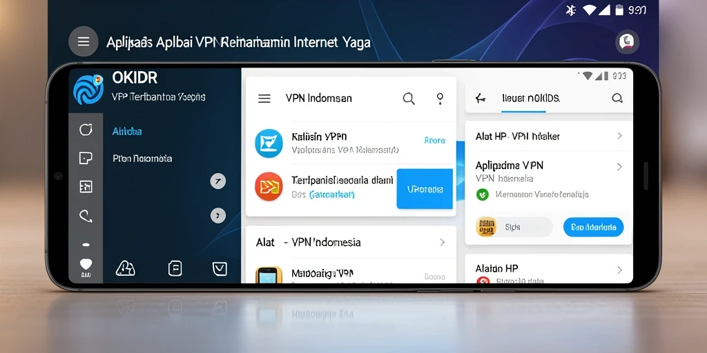 Tampilan antarmuka OKIDR yang sederhana dan fungsional.