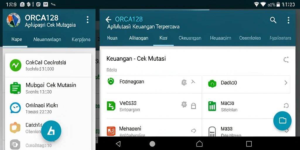 Tampilan antarmuka utama aplikasi Cek Mutasi ORCA128.