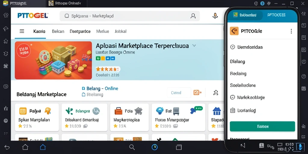 Antarmuka aplikasi PTTOGEL yang modern dan fungsional.