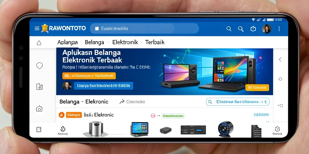 Tampilan antarmuka aplikasi RAWONTOTO yang modern dan fungsional.