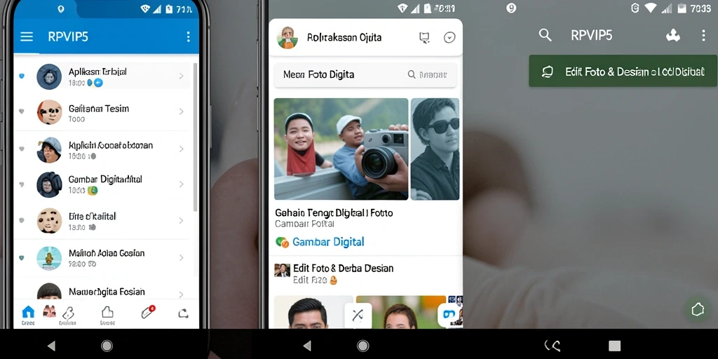 Screenshot menunjukkan antarmuka RPVIP5 yang user-friendly untuk editing gambar.